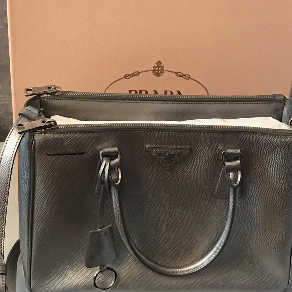 Prada Saffiano Lux Handbag - Picture 6 of 12
